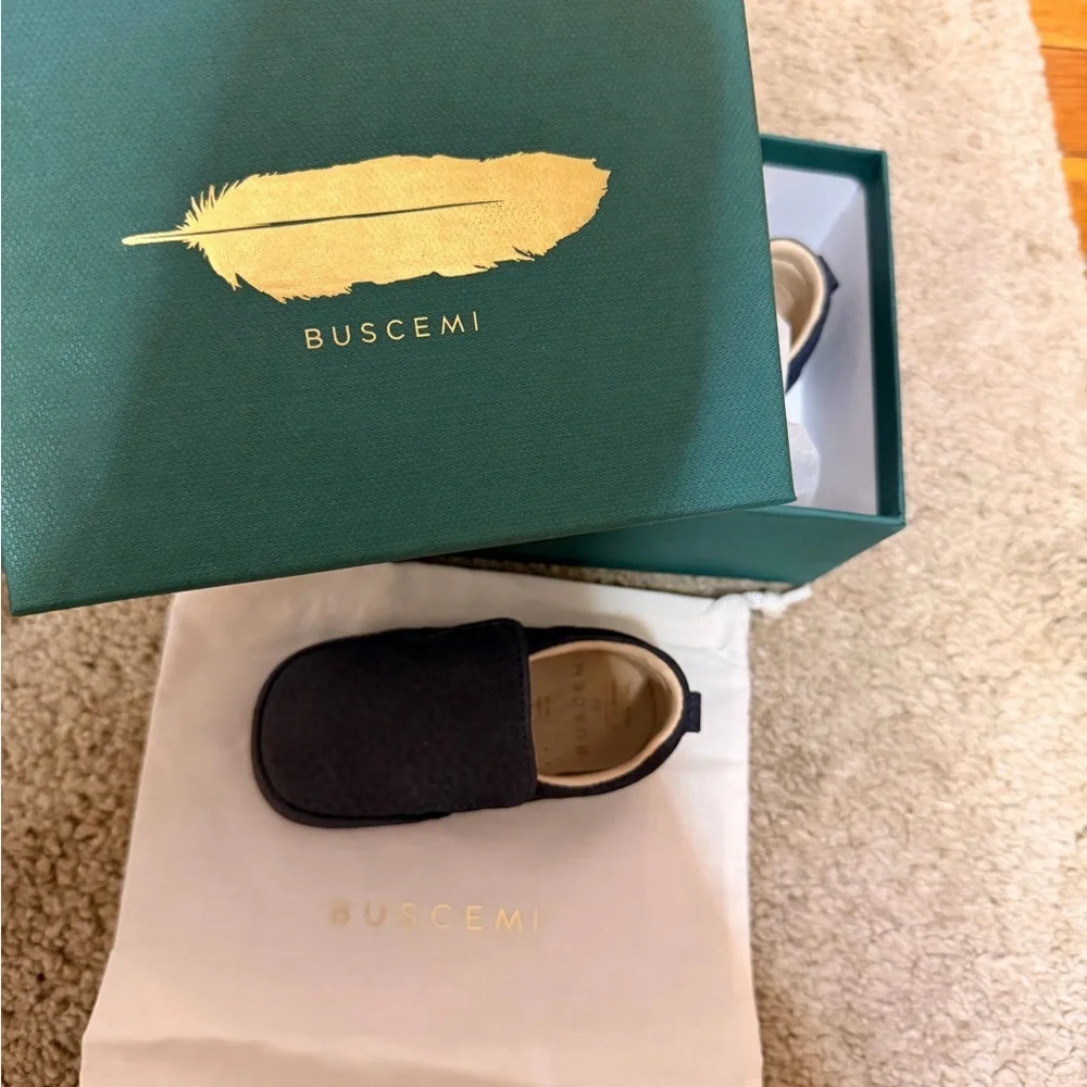 Buscemi Baby Walker Shoes in Navy!NWB